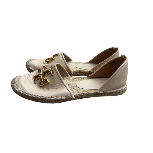 Tory Burch Eleanor Espadrilles size 7, missing back/ankle strap - Picture 5 of 9